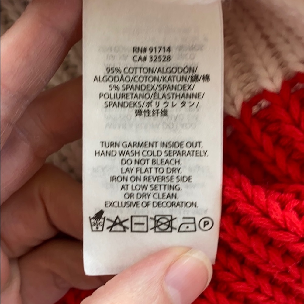 NWOT Armani Exchange crop chunky sweater - Picture 7 of 9